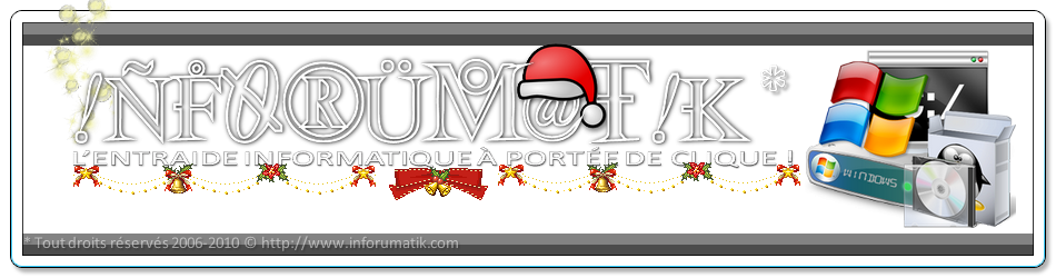 Bannière spéciale Noël 2010