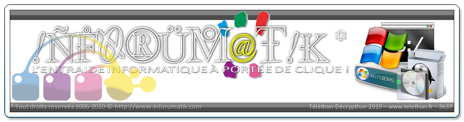 Bannière spéciale Téléthon 2010