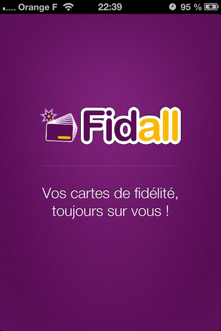 01 - Accueil de l'application