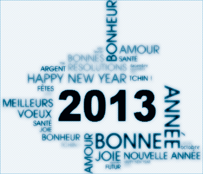 Bonne année 2013 !