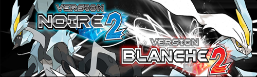 Bannière Pokémon - Versions Noire & Blanche