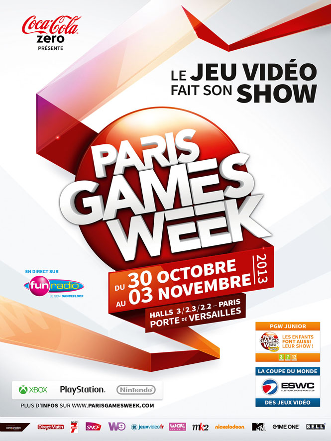 Affiche Paris Games Week 2013