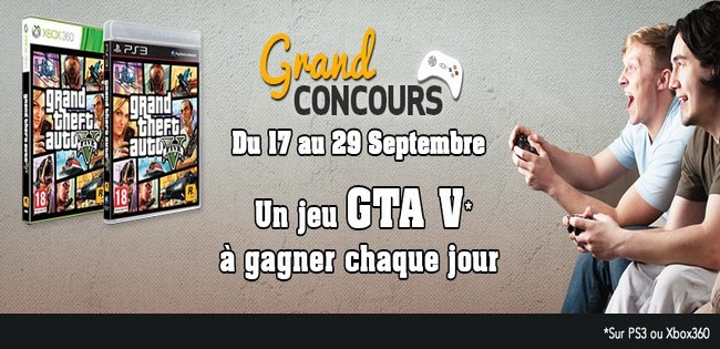 GTA V : Concours Facebook by Rue du Commerce