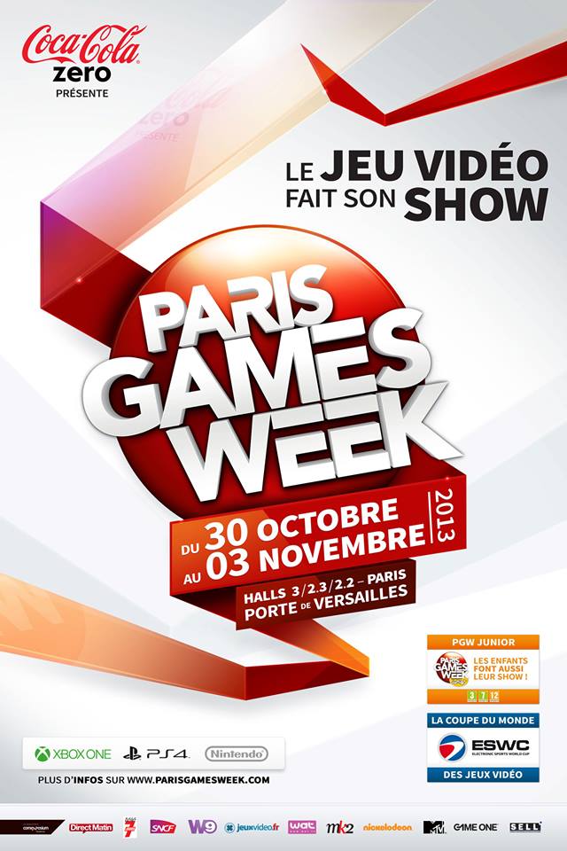 Affiche Paris Games Week 2013