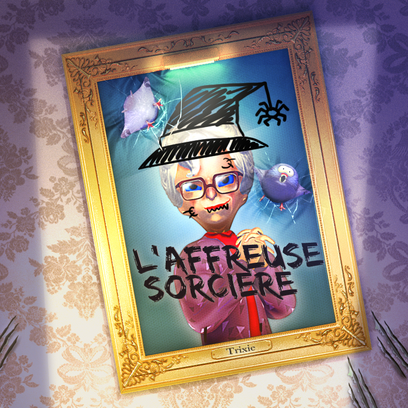 Sale Gosse - Artwork cadre grand mere