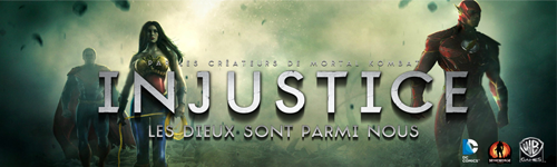 Bannière Injustice : Les Dieux sont parmi nous