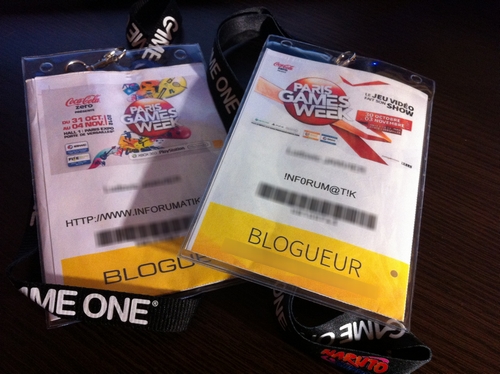 Badges Paris Games Week