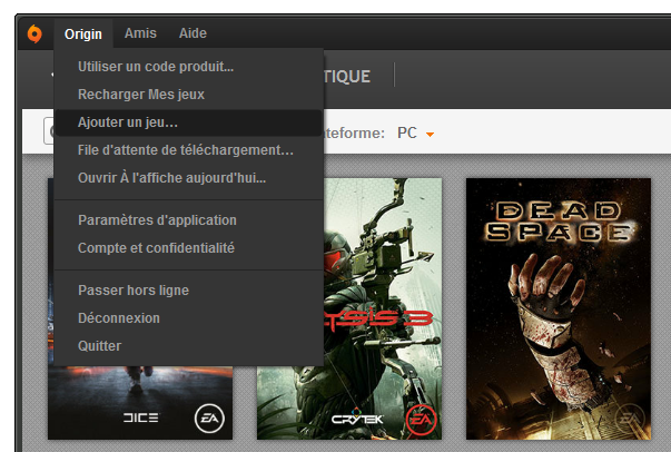 Origin - Installation des SIMS 2 Ultimate Edition