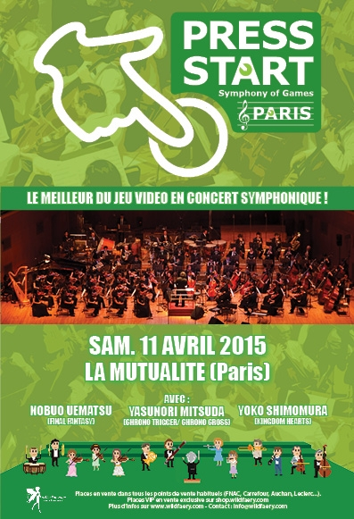 Affiche Press Star : Symphony of Games PARIS