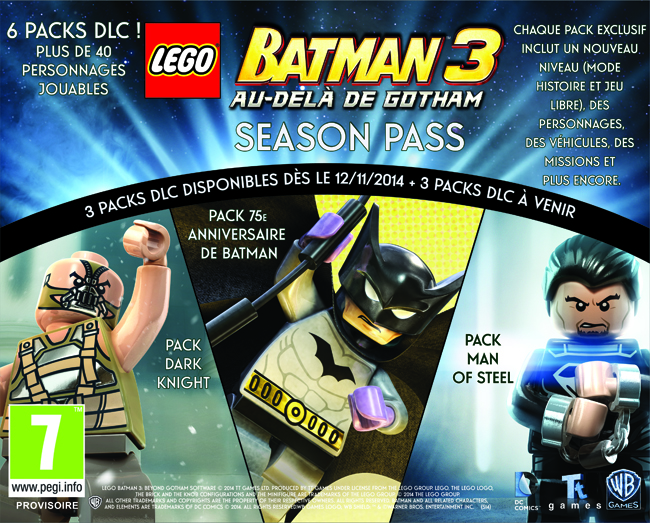Lego Batman 3 - Au delà de Gotham - Season Pass