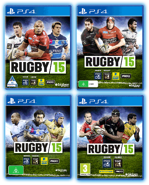 Rugby 15 - Jaquettes internationales