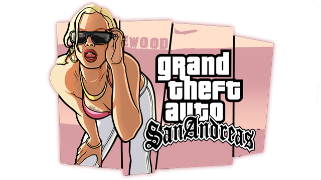 Bannière Grand Theft Auto San Andréas