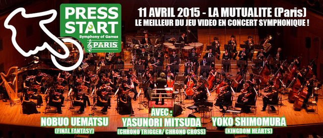 Affiche Press Star : Symphony of Games PARIS