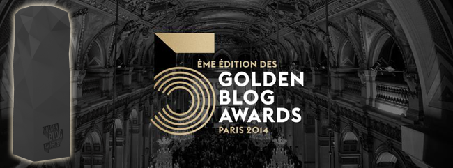 Bannière Golden Blog Awards 2014