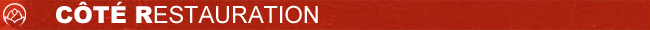 BGF : Côté restauration