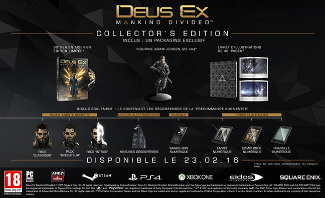 Deus Ex : Mankind Divided - Edition Collector