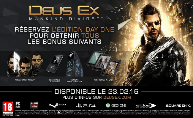 Deus Ex : Mankind Divided - Edition "Day One"