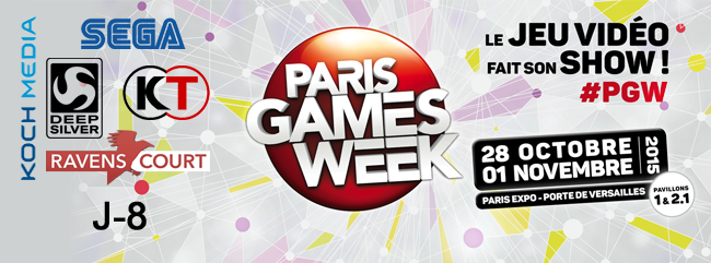 PGW : J-08 Koch Media (Deep Silver, Koei Tecmo, Sega et RavensCourt)