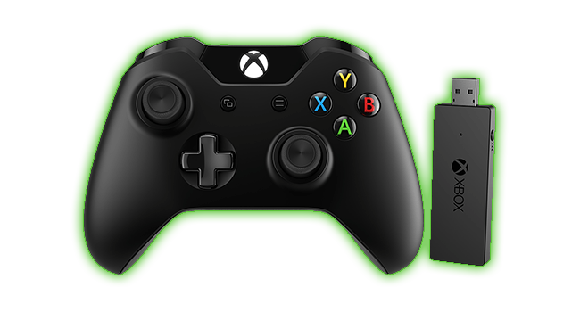 Xbox Controller and adapter