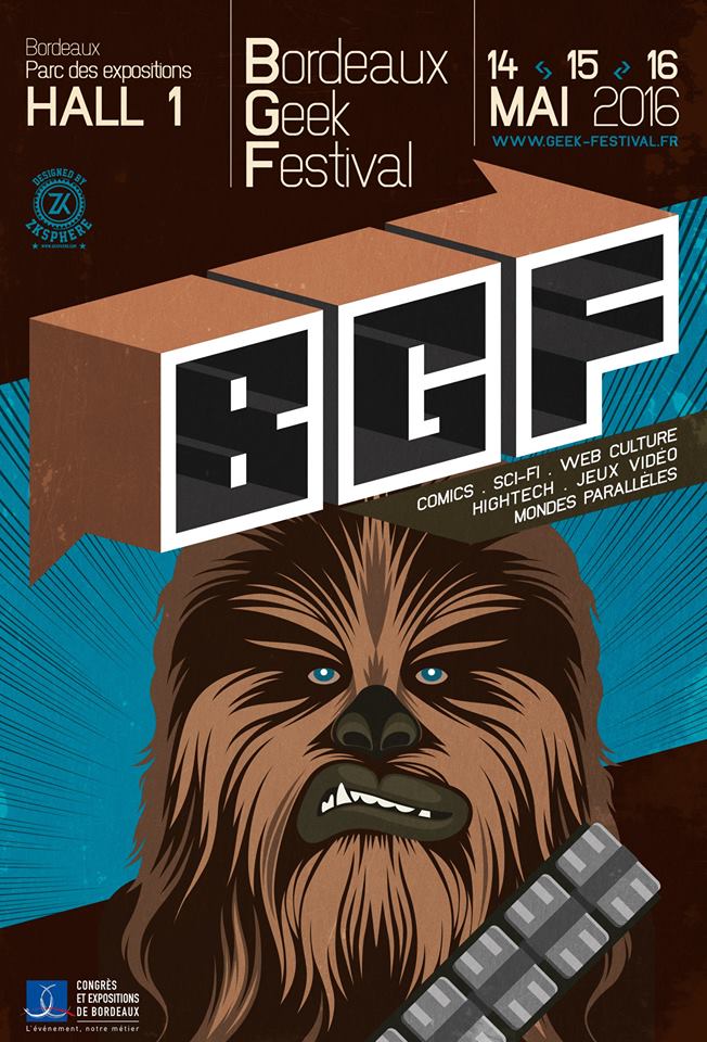 Bordeaux Geek Festival 2016 : Affiche