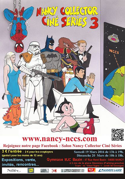 Salon Nancy Collector Ciné Séries 2016
