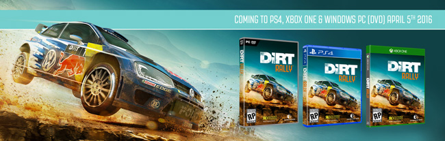 DiRT Rally - Annonce console