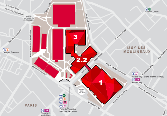 Paris Games Week 2016 - Plan général