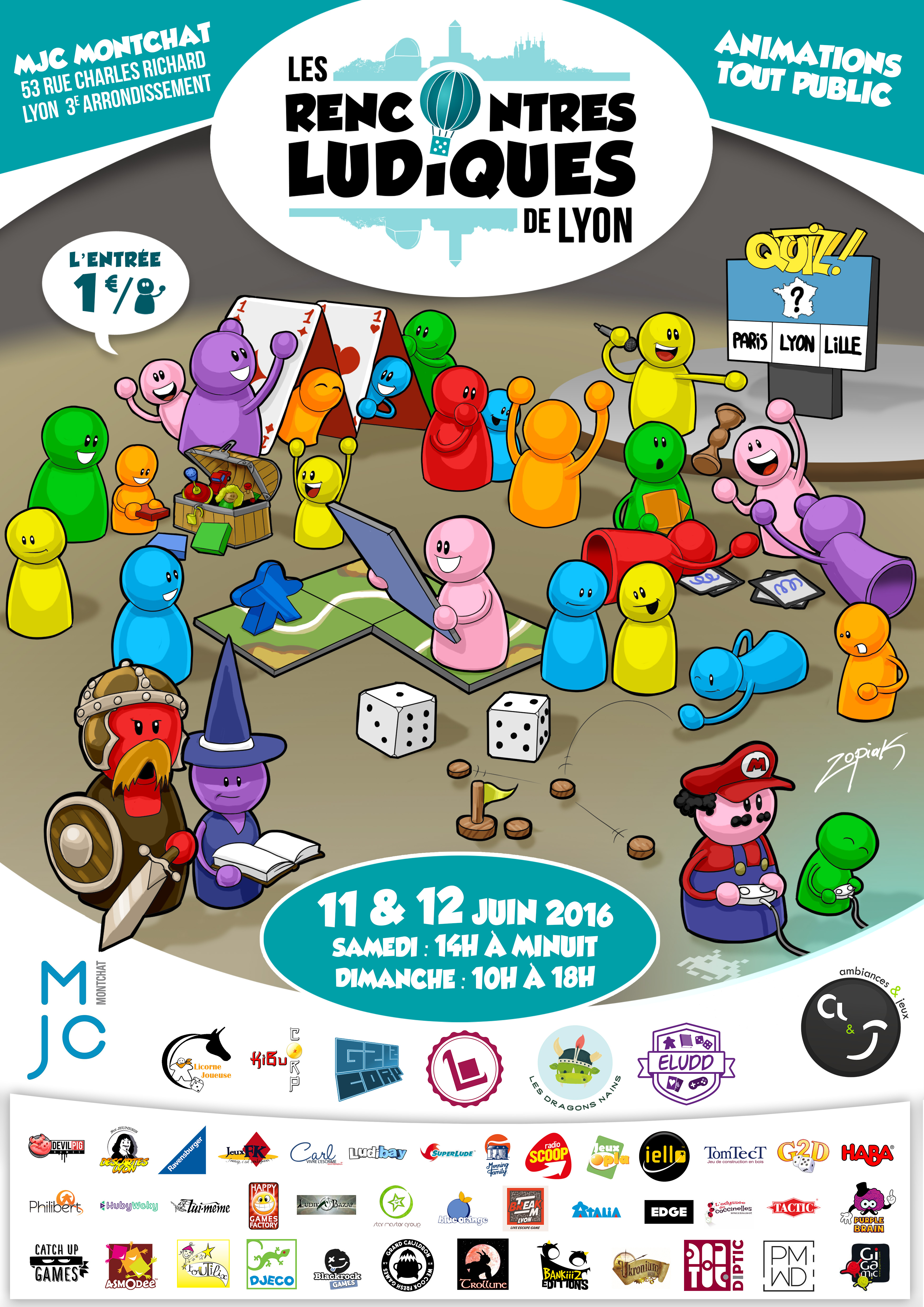 Les Rencontres Ludiques de Lyon 2016