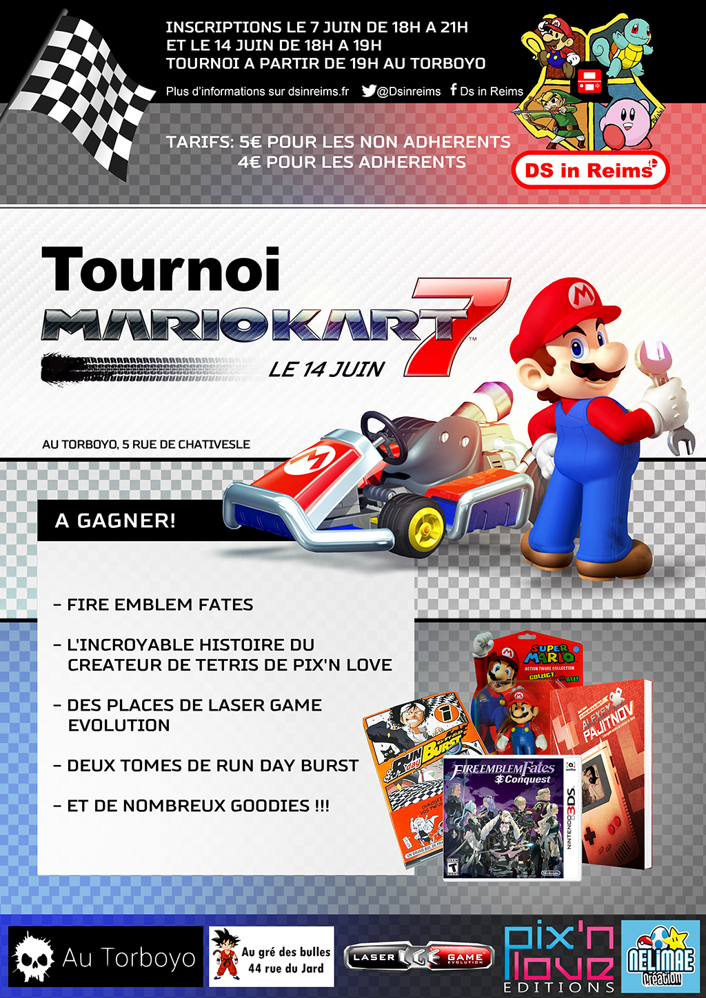 DS in Reims : Tournoi Mario Kart 7