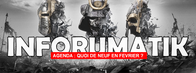 [AGENDA] Quoi de neuf en Février ?