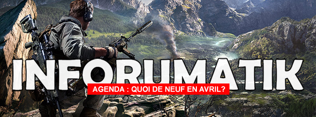 [AGENDA] Quoi de neuf en Avril ?