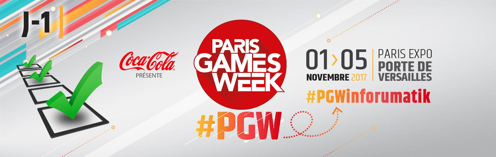 [J-1] Paris Games Week 2017 : #PGWinforumatik