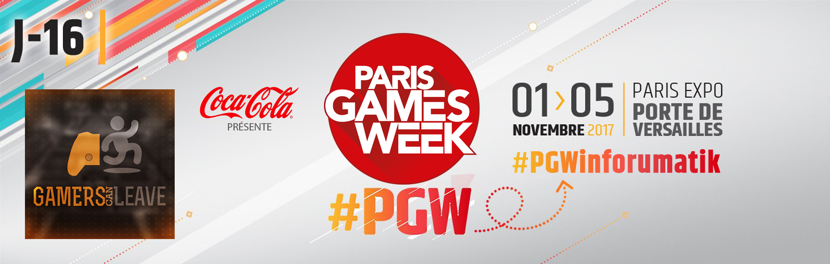 [J-16] Paris Games Week 2017 : Gamers Can Leave
