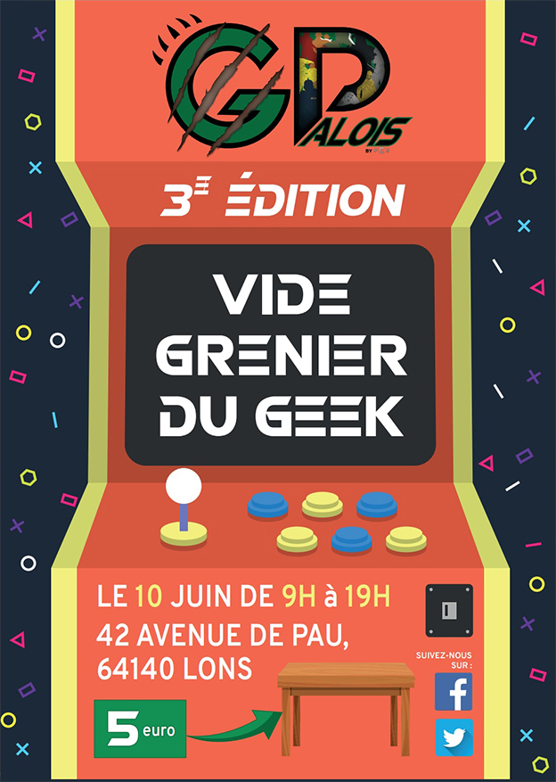 Vide Grenier du Geek #3 @ LONS