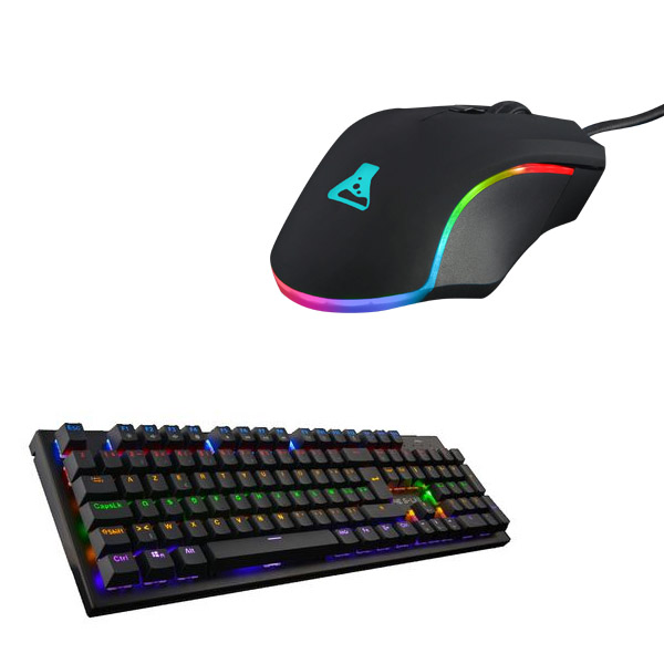 Combo Souris Kult Promethium et Clavier Keyz Carbon²