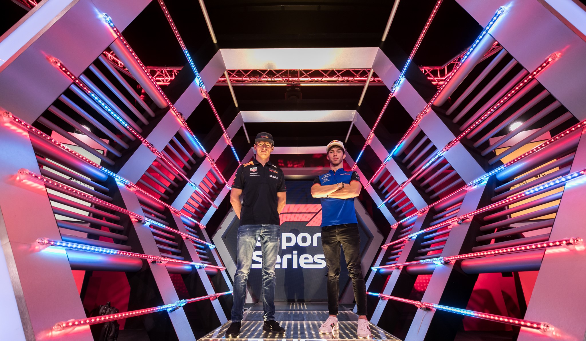 F1 Esports 2018 Draft - Max Verstappen and Pierre Gasly