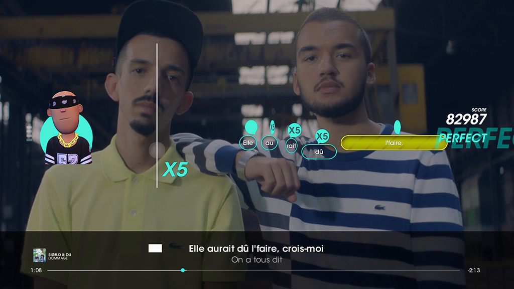 Let's Sing 2019 : Screenshot "Dommage"