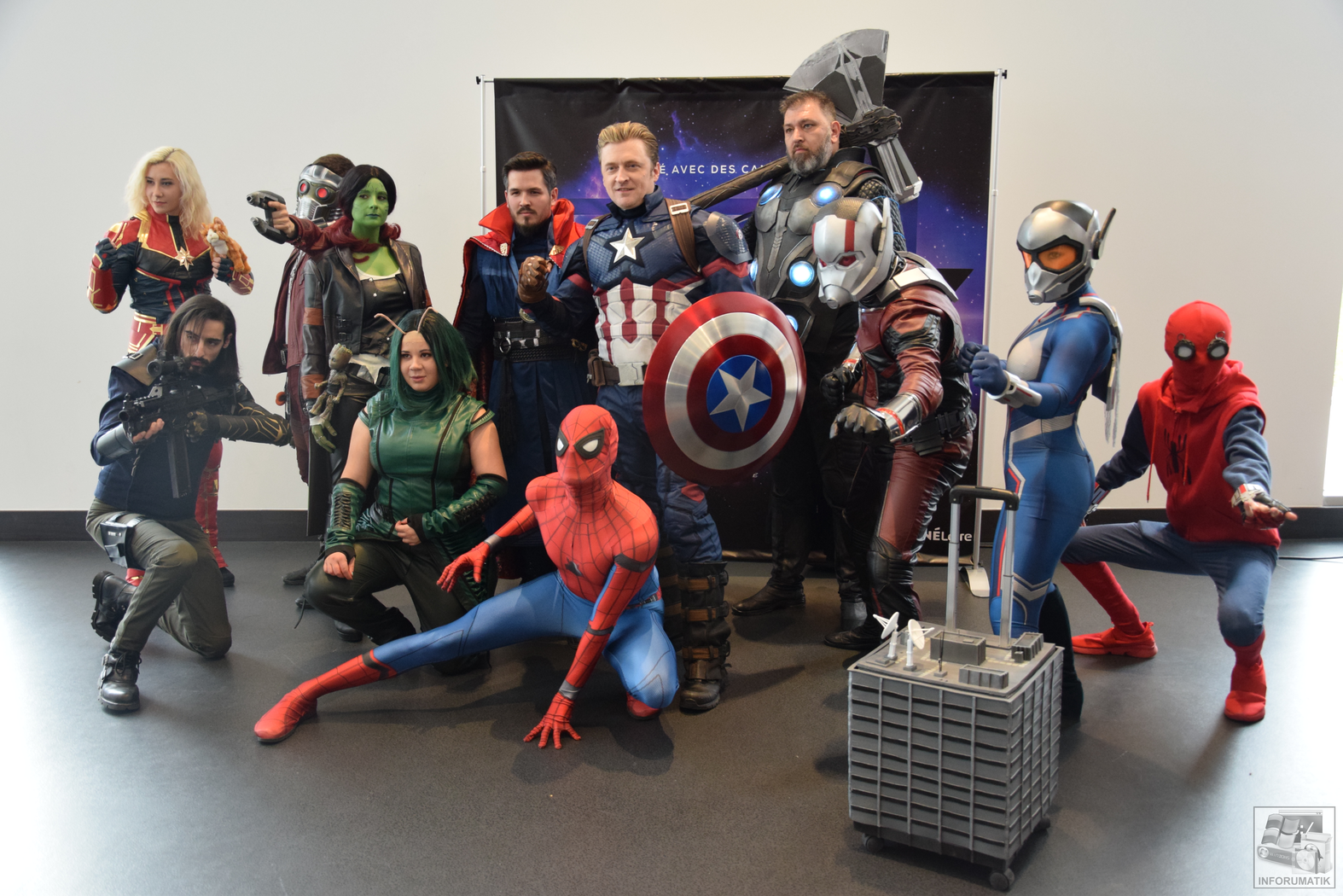Soirée Spéciale Avengers #1 @ CinéLoire de Tours : Cosplayeurs