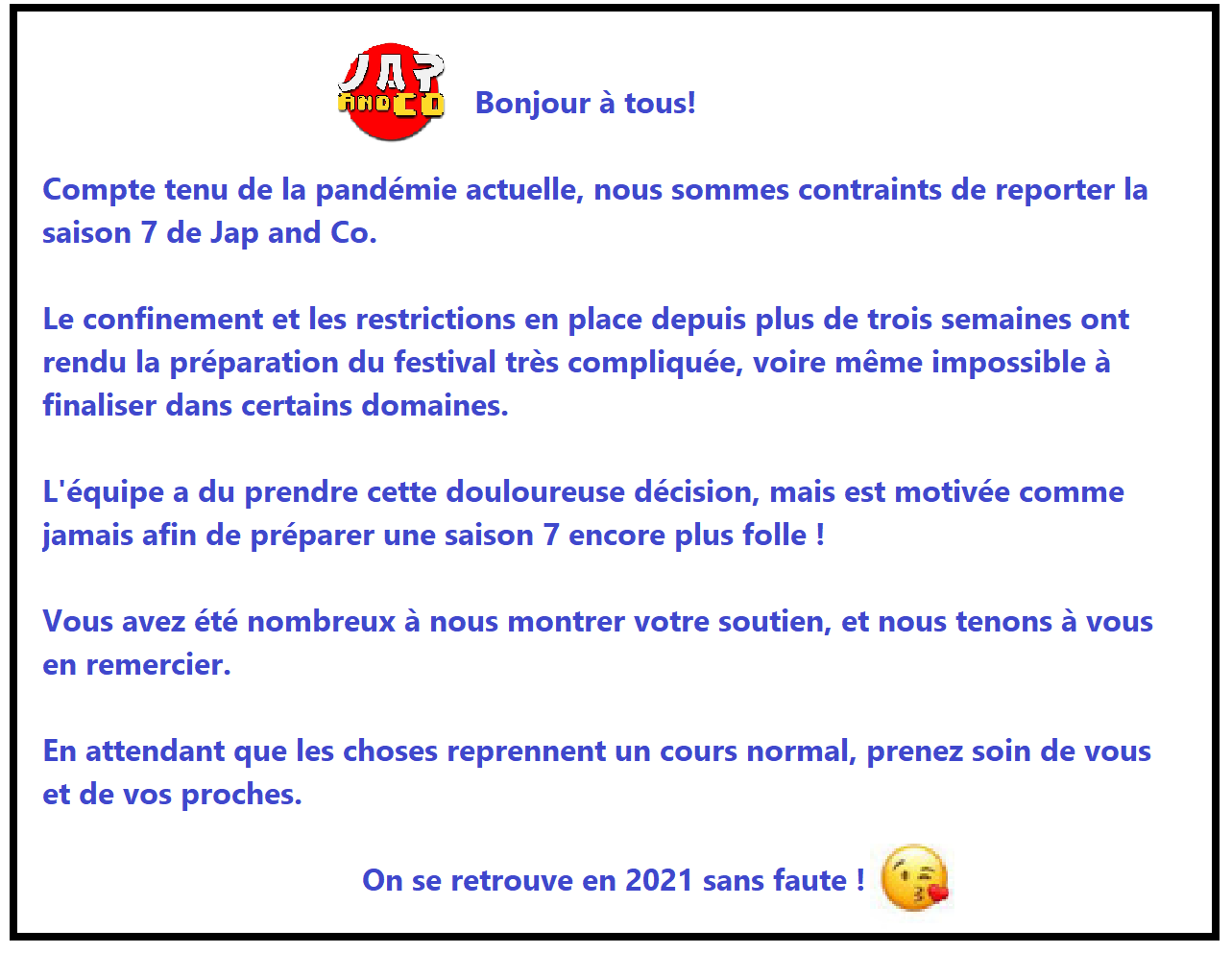 Annulation Jap and Co #7