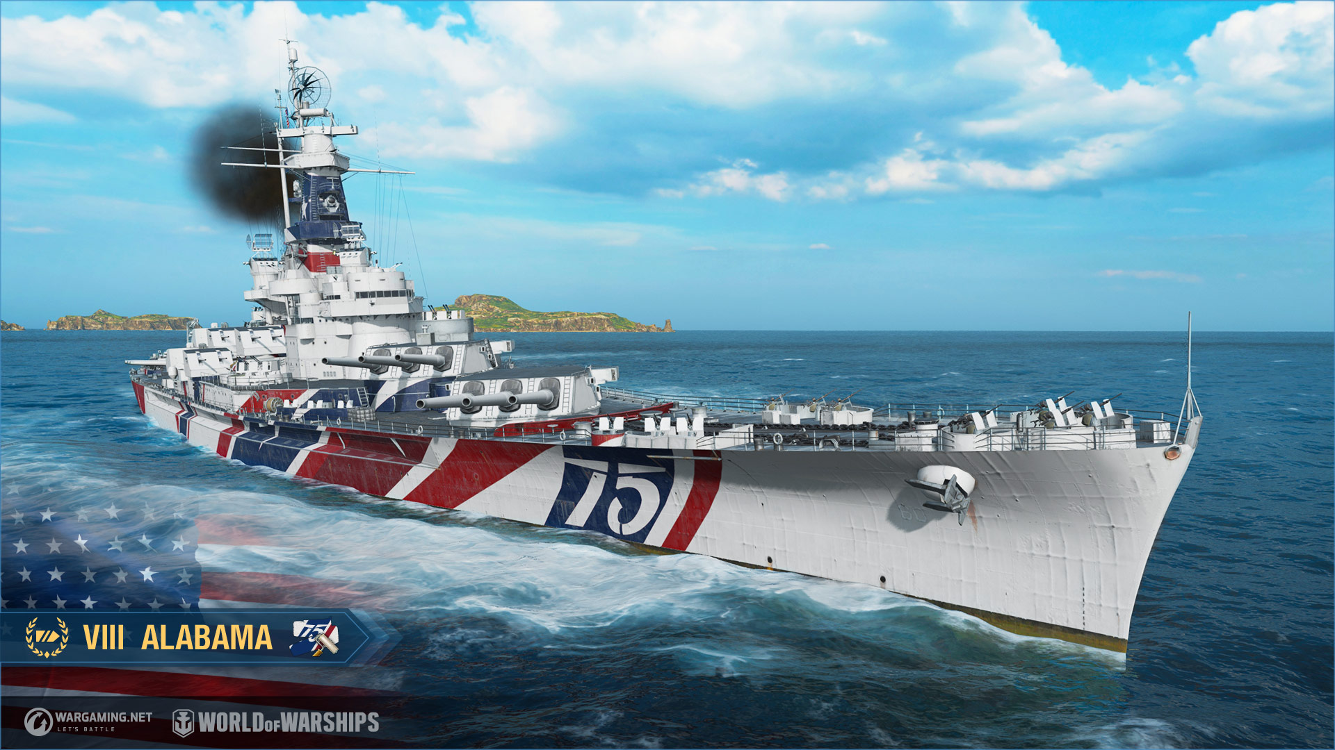 World of Warships : Alabama screenshot