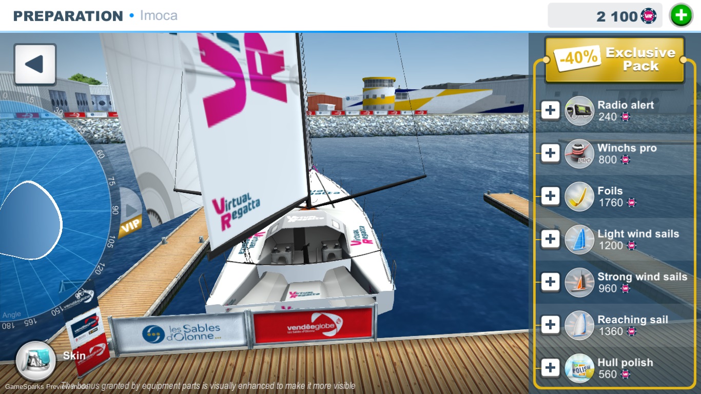 Vendée Globe virtuel 2020 par Virtual Regatta Offshore : Marina