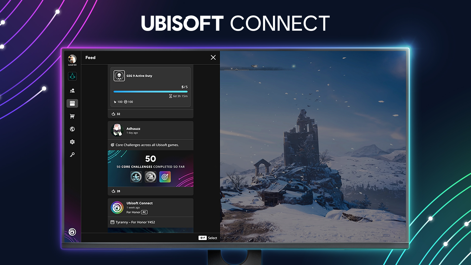 Ubisoft Connect : Overlay feed