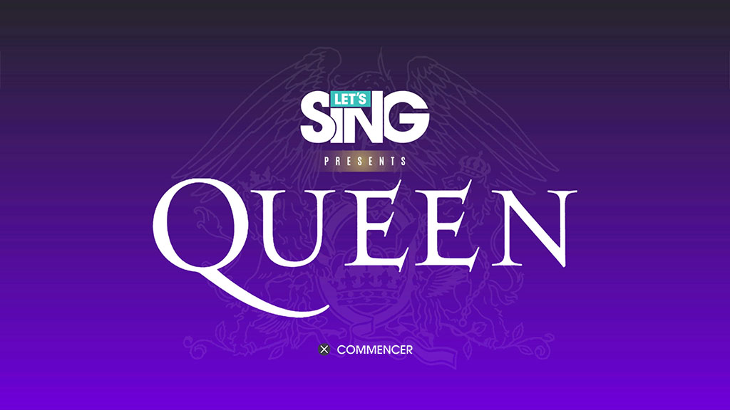 Let's Sing Queen : Accueil