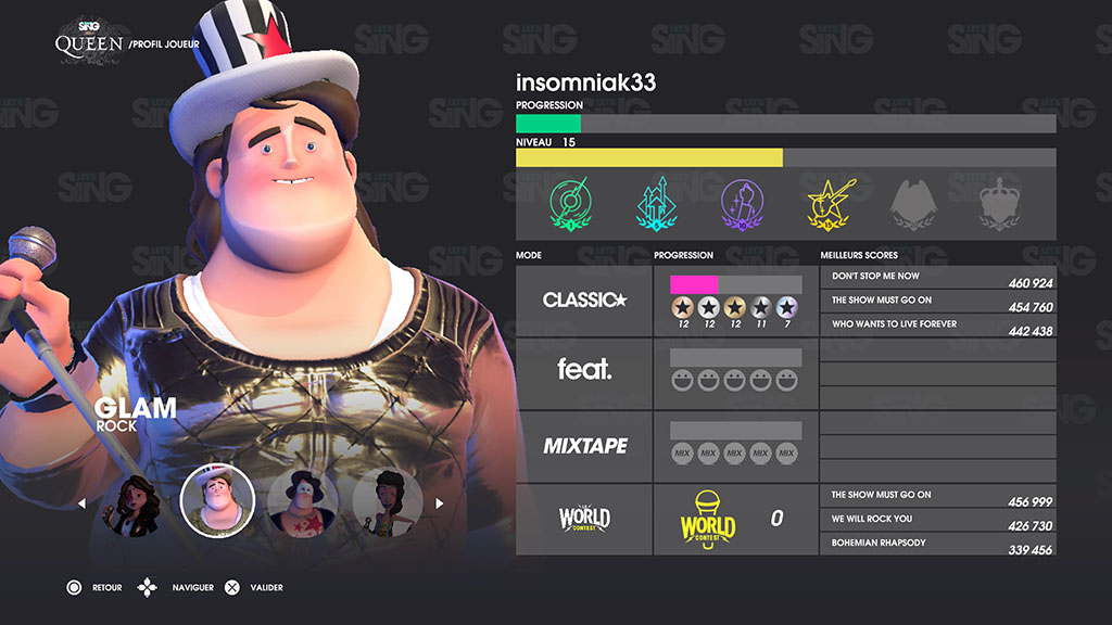 Let's Sing Queen : Profil