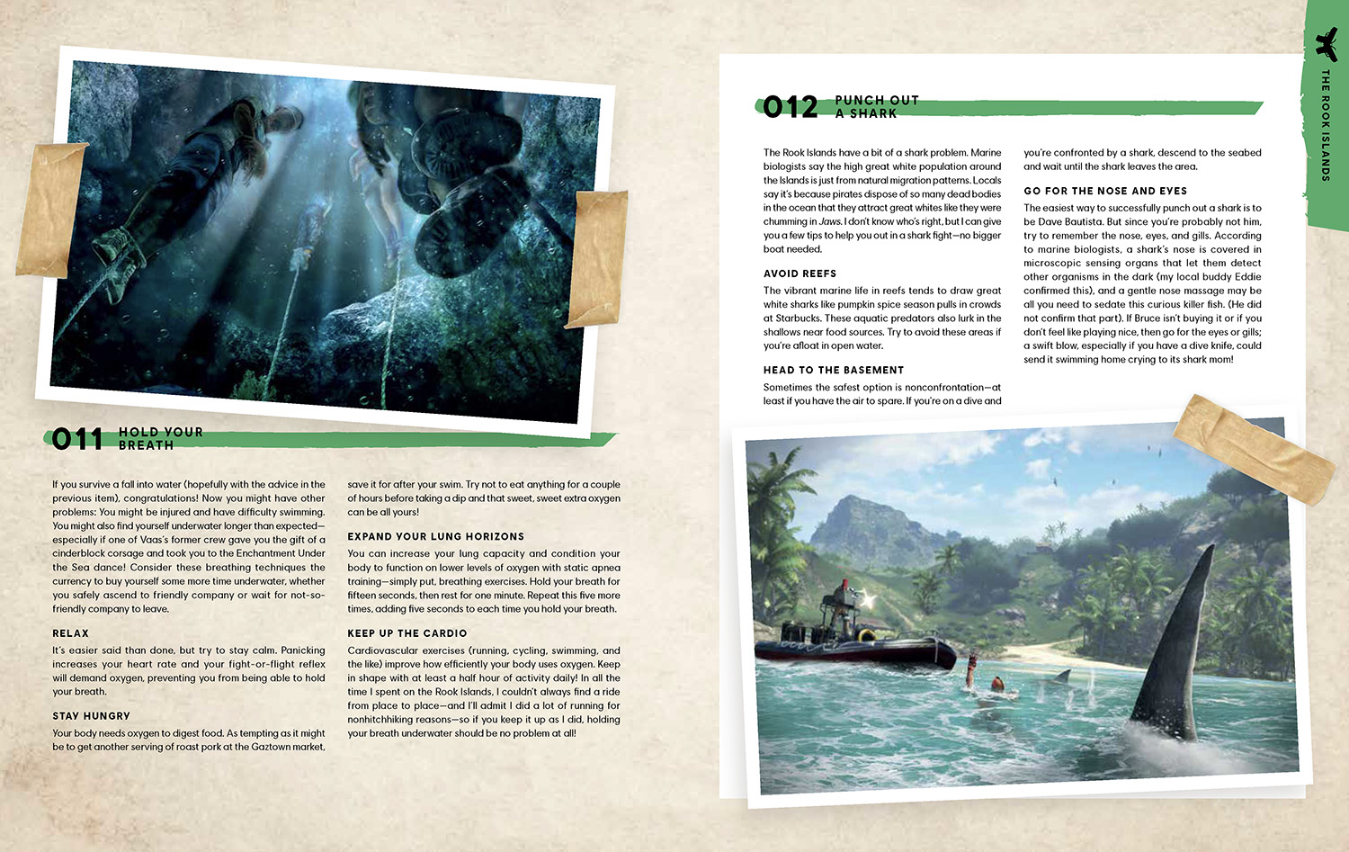 Le manuel de survie de Far Cry - The Rook Islands