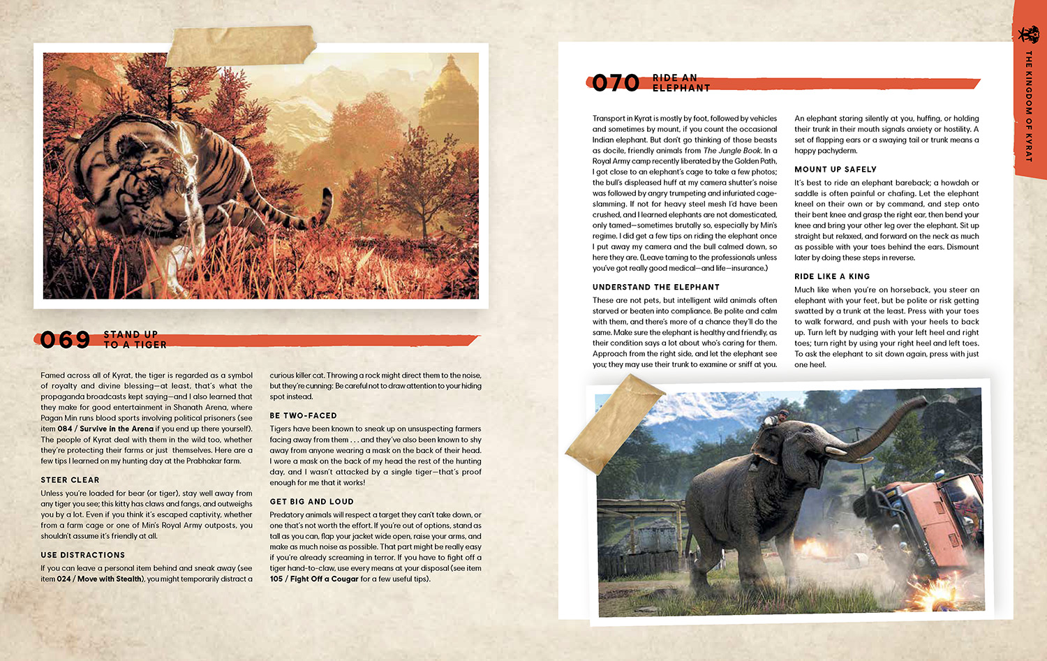 Le manuel de survie de Far Cry - The Kingdom of Kyrat